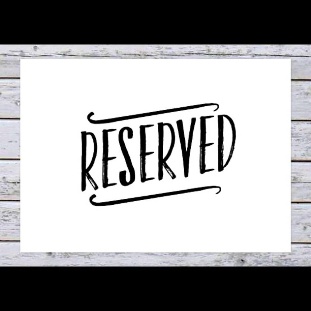 Reserved Box for Trade